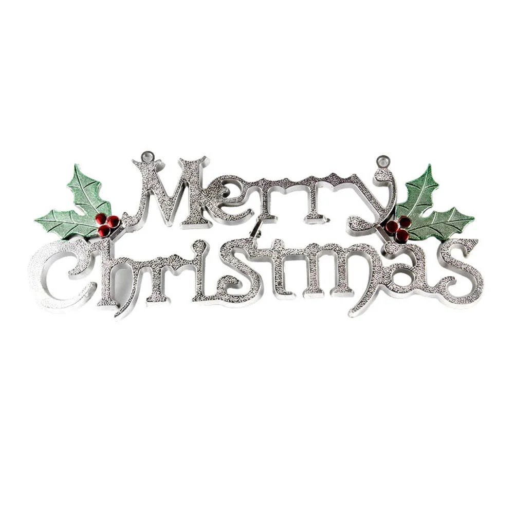 

15 Cm Christmas Door Decoration Decorations Outdoor Merry Sign Hanger Garland Front