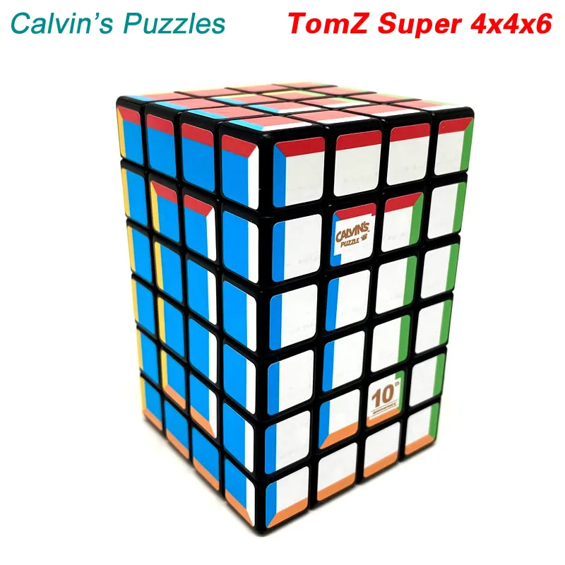 TomZ Super 4x4x6 Cuboid Magic Cube Calvin's Puzzles Neo Professional Speed Twisty Puzzle Educational Toys 100pcs 10 10 3 mm super strong cuboid block magnets rare earth neodymium magnet magnet block rectangular body rare earth magnet