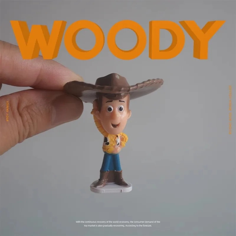 

24PCS 5cm Disney Toy Story Woody Cowboy Decoration Model