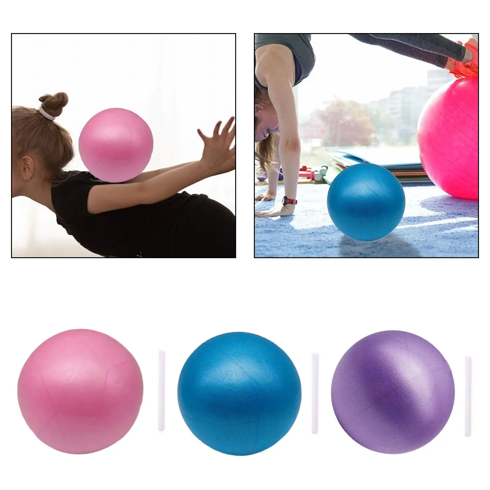 Yoga Ball Small Pilates Ball 15cm Fitness Equipment Slip Resistant Fitness Yoga Ball