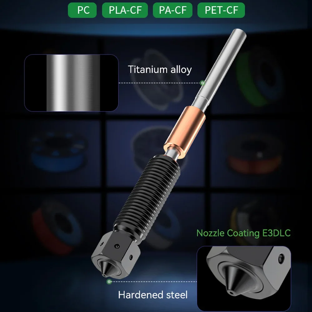 Creality E3D Obxidian™고유량 깍지 어셈블리, K1C_Ender-3 V3_Ender-3 V3 Plus용 업그레이드 소재, 3D 프린터 부품