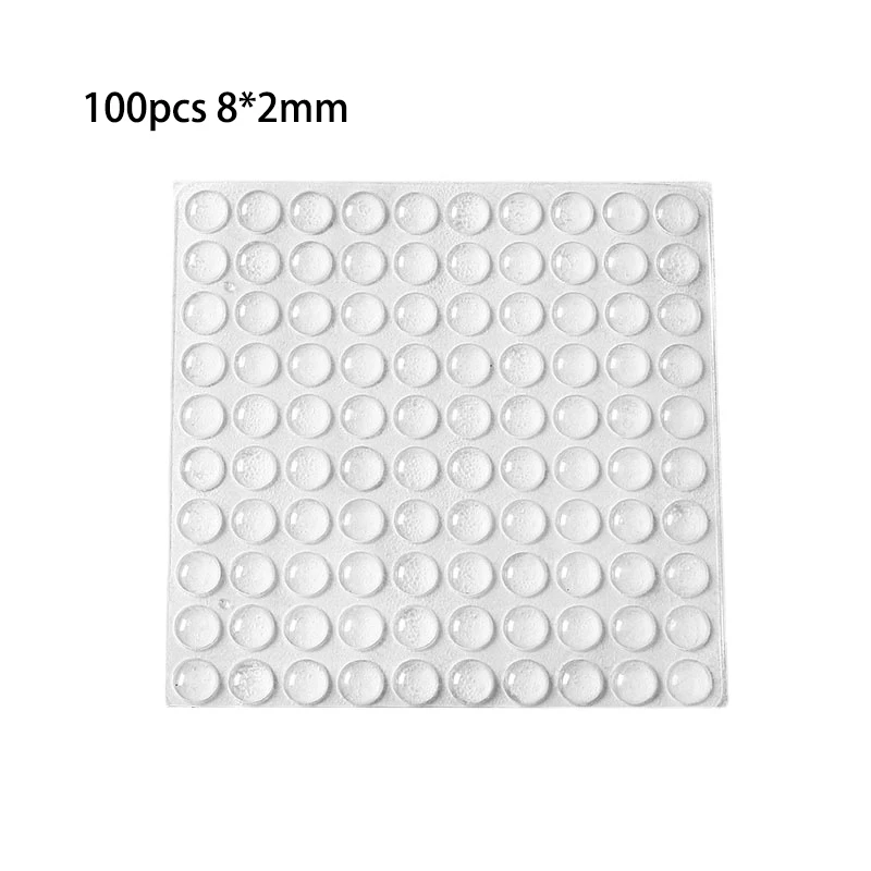 Silicone Pads Transparent Anti-Collision Self-Adhesive Wear-Resistant Anti-Slip Cabinet Door Mute Stickers