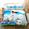2025 Captain Tsubasa Bedding Set Single Twin Full Queen King Size Bed Set Adult Kid Bedroom Duvetcover Sets 3D Anime Bed Sheet S 3