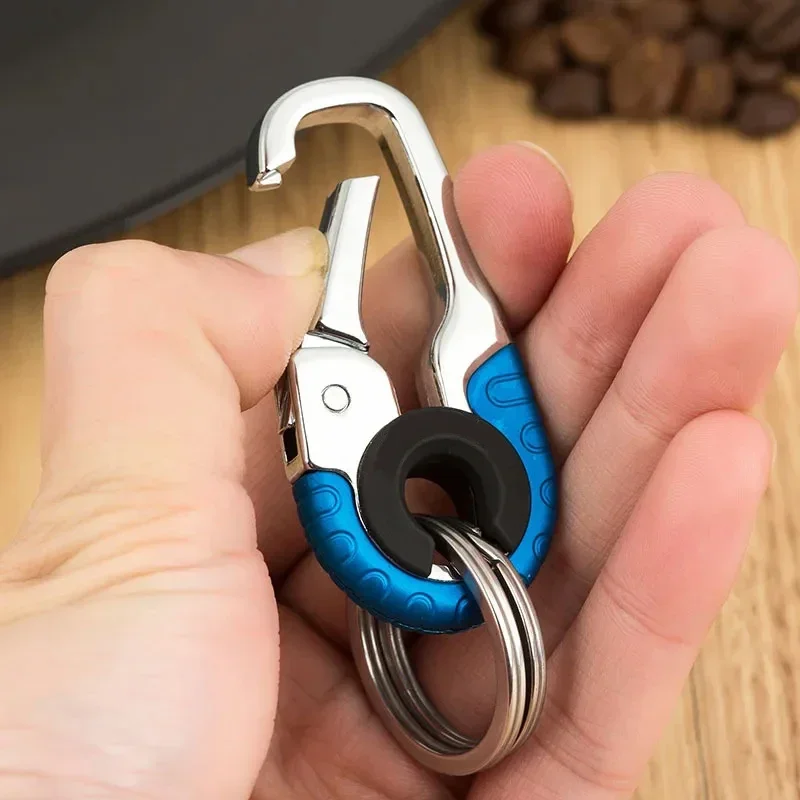 Stainless Steel Keychain Buckle for Men Outdoor Carabiner