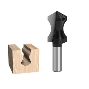 Shank Pointed Nose Arc Milling Cutter Carving Table Edge Router Bits Solid Carbide Tools For Woodworking Bit