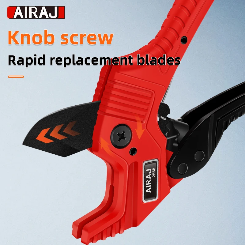 AIRAJ Pex 커터 42mm Pex 파이프 Cutte PEX 튜브 커터 8 인치 Sk5 PEX 파이프 절단 도구 PEX PVC PPR 플라스틱 절단 핸드 툴
