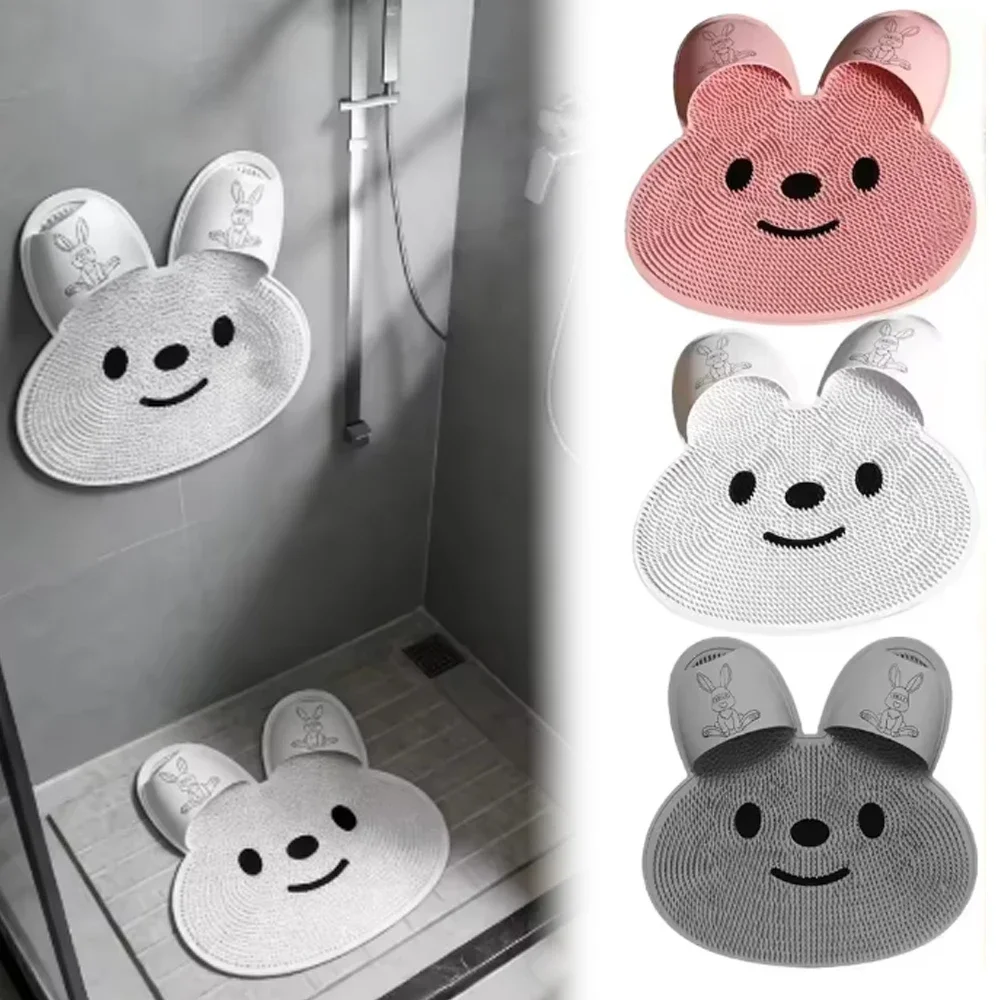 Wall-Mounted Shower Scrubber Mat 1