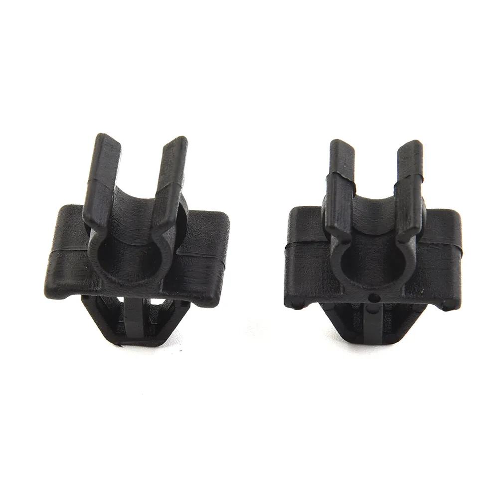 Clip Rod Clip Auto Black Esterno Per Nissan Hood Hood Panels Parts Plastic Prop 2X Accessori Accessori Auto