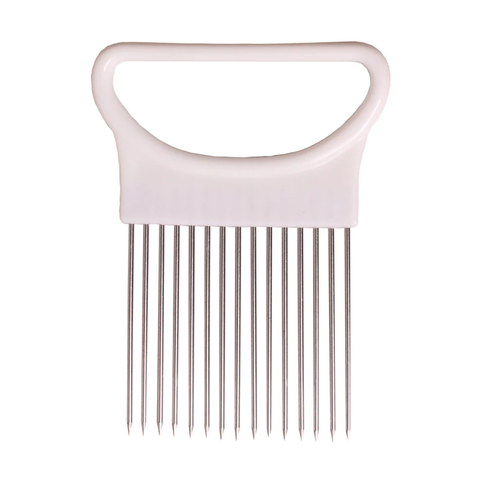 Onion Fork Vegetables Fruit Slicer Tomato Cutter Onion Needle Kitchen Accessories Tools Safe Aid Holder fruit slicer onion slicer holder onion slicer vegetable slicer vegetable cutter potato slicer apple slicer apple cutter food slicer