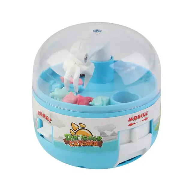 Mini Claw Machine 8 Tiny Stuff Prizes Dinosaur Gashapon Toy Claw Toy Grabber Fingertip Toy Birthday Gifts 4