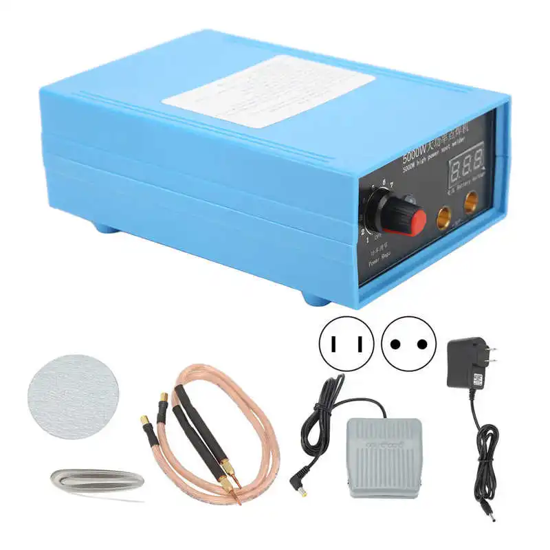 Spot Welder 5000W AC100240V Battery Spot Welding Kit for 18650 core