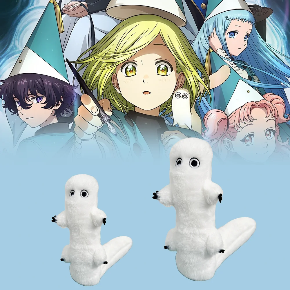 Kawaii Brushbuddy Hexenhut Atelier Anime Merchandise Geschenke Brushbuddy Plüsch-Hexenhut Atelier Geburtstagsgeschenk für Kinder und Fans