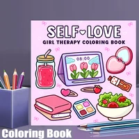 28-страничная книжка-раскраска в стиле любви для взрослых |   Раскраска, принадлежности для рисования на Рождество, День Благодарения