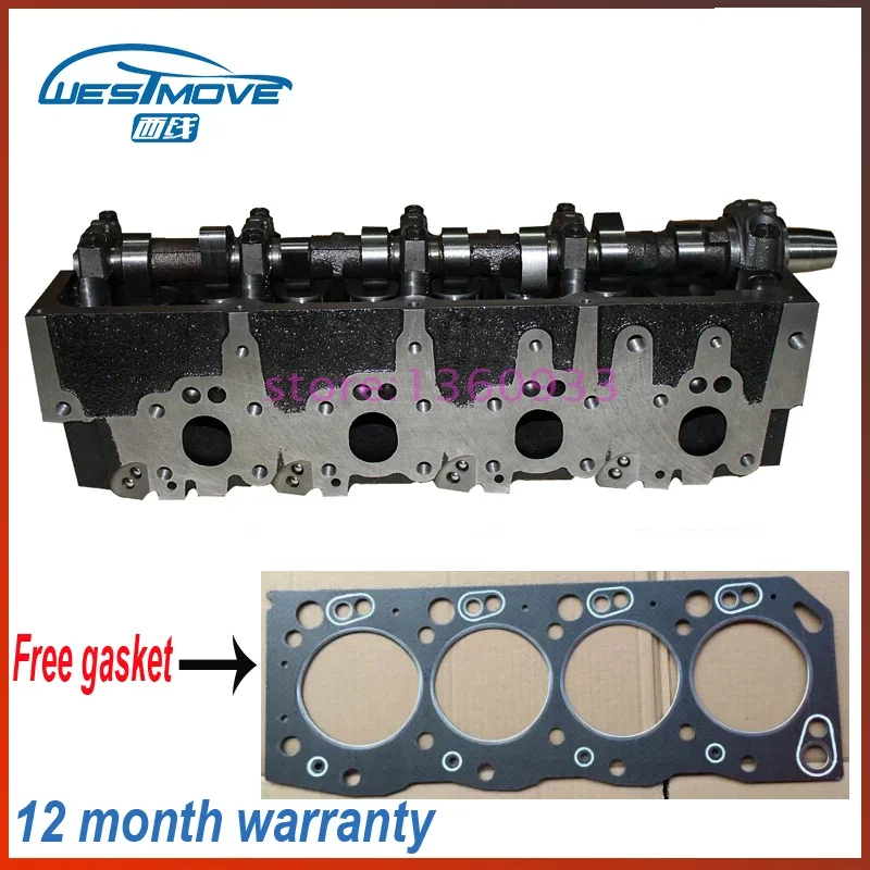 complete cylinder head assembly for Toyota Hilux 2400 Land Cruiser Hiace 4-Runner Chasser Cressida 2.4 2.5 D TD 8V 2L 2LT II