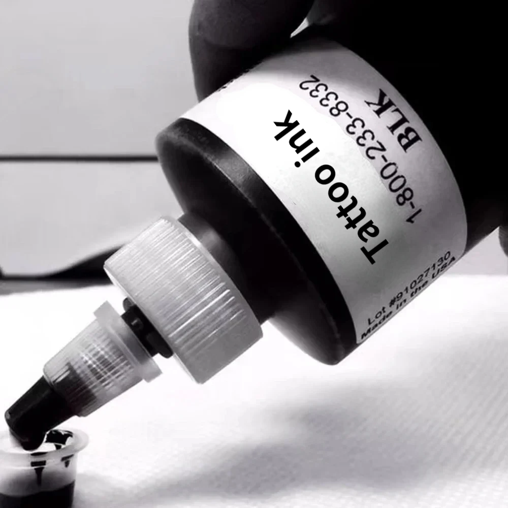 60/90/120ml Black Tattoo Ink Pigment Professional DIY Tattoo Pigment Permanent Body Art