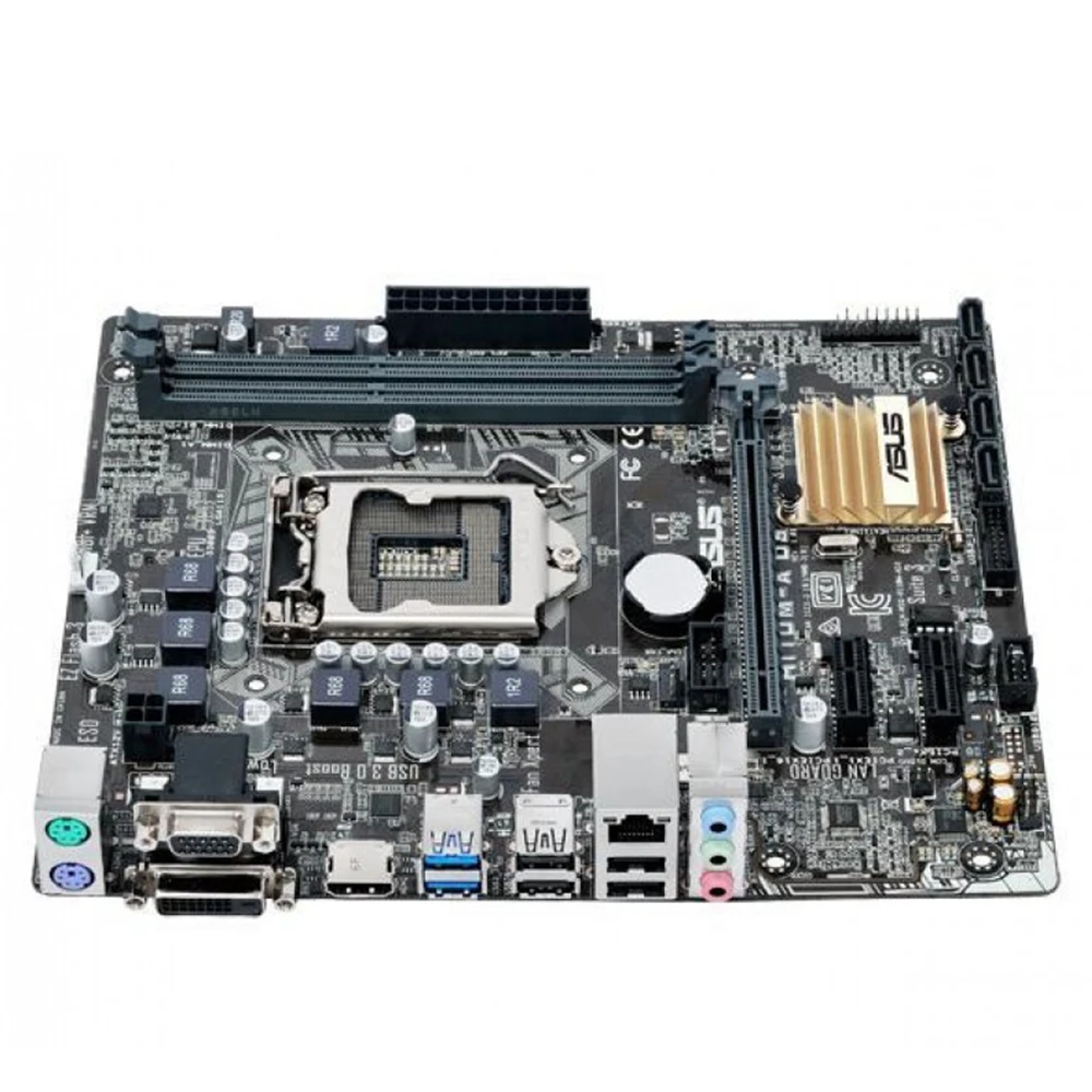 ASUS H110M-A D3 Motherboard with Intel H110 Chipset Built-in Graphics Chip Gigabit LAN Supports Core i7 i5 i3 Pentium Celeron