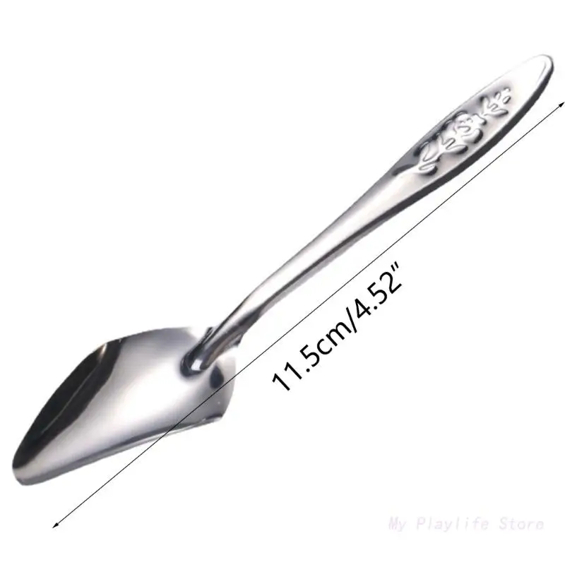 10pcs Baby Bird Feeding Spoons Parrots Feeder Spoons Stainless Steel Hand Feeding for Lovebirds Budgies Cockatiel bird feeder parrot feeder