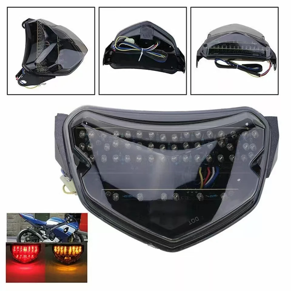 

Motorefit Rear Tail Brake Turn Signals Integrated Led Light Smoke For 2004-2005 SUZUKI GSXR600 GSXR750 GSXR GSX-R 600 750 K4 K5