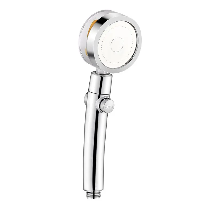 Shower Head Propeller Shower Head Rainfall High Pressure Water Saving Bathroom Shower Accessory Pressurized Nozzle Universal Adaptation