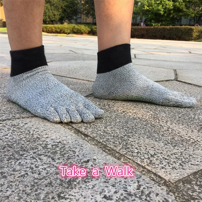 5 Toe Cut Resistant Socks Comfortable Anti-Slip Yoga Socks Hiking Running Climbing barefoot Outdoor Sportswear Accessories