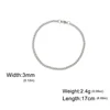 97559-908dcb.jpg My Shape Bracelet en acier inoxydable pour hommes, bijoux de poignet, bijoux de couple, mode cubaine, Figaro, JOBoy, 3mm, 5mm, 7mm, 9mm de largeur