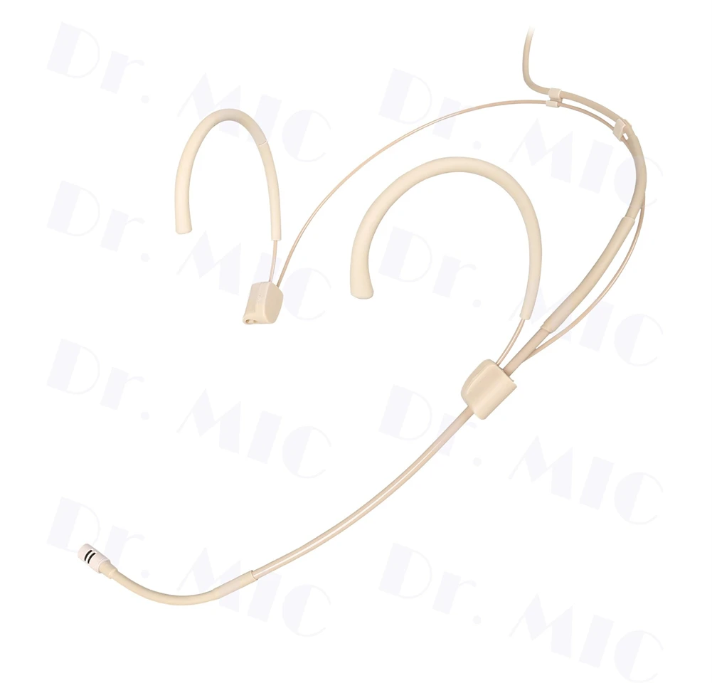 

Headworn Microphone Headset Mic 3.5mmXLR Adjustable Beige For Wireless System 100-20KHZ High Quality 100% Brand New