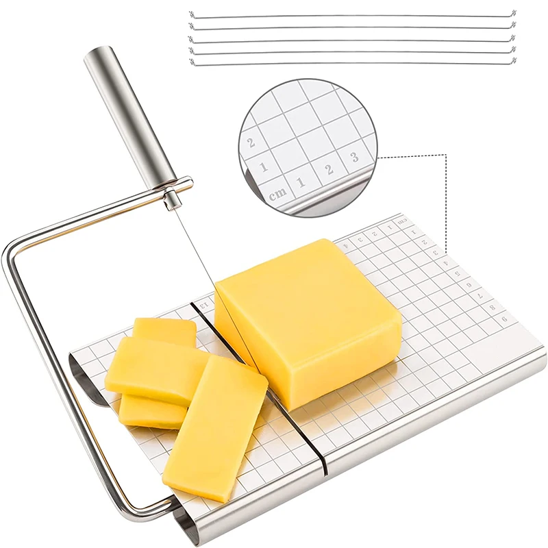 Adjustable Cheese Slicer with Replacement Wires