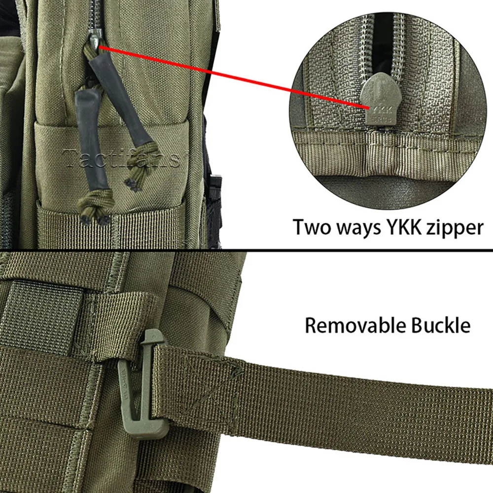 Mini Hydration Bag Tactical 2 In 1 Small MOLLE Hydration Pack Rip Away IFAK Medical Pouch Med Patch Pouch Hunting Bag 5