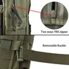 Mini Hydration Bag Tactical 2 In 1 Small MOLLE Hydration Pack Rip Away IFAK Medical Pouch Med Patch Pouch Hunting Bag 5
