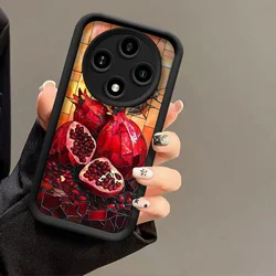 Creative Retro Fruits Marble Texture Printed Phone Case Cover for Huawei nova 7 SE (JGHCX358J1)