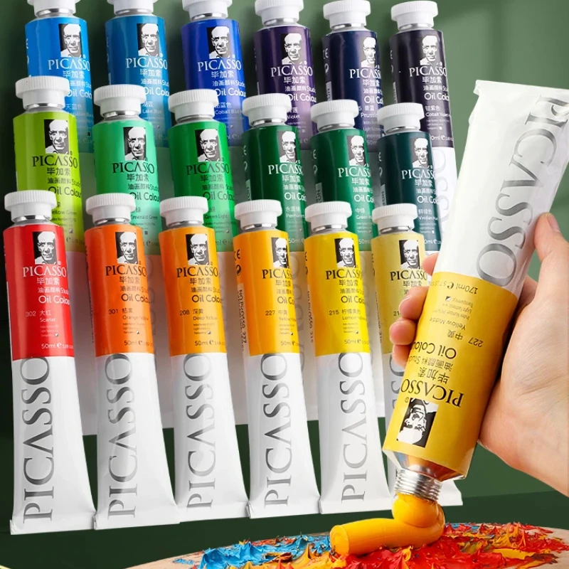 Phoenix 170ml LargeTubes Oil Paint Non-Toxic Excellent Tinting Strength, Mixable for Canvas Painting Artist Beginners DIY 1pc oil paint
