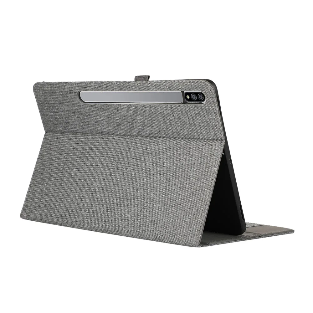 Premium Fabric Stand Case - Shockproof Anti-Drop Protective Cover