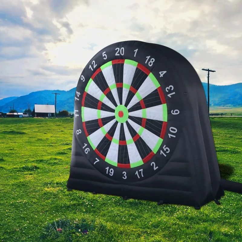 

Outdoor Inflatable Soccer Dartboard Football Dart Board Inflatables Party Game Dart Board Air-blown Football Target Game