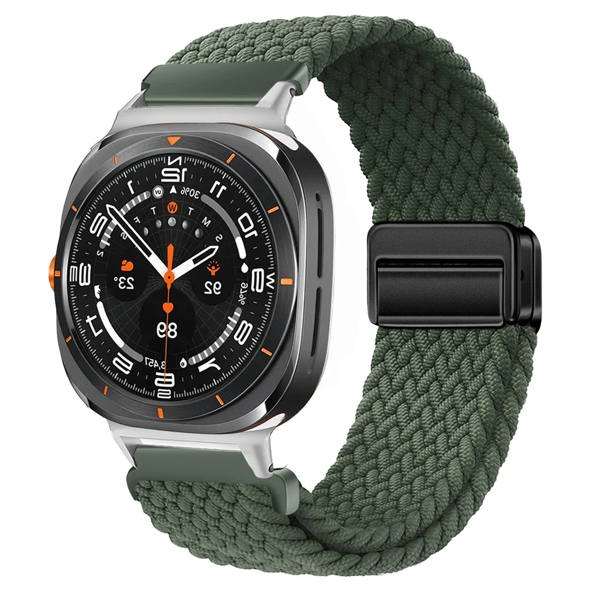 Magnetic Nylon Braided Sport Bracelet Strap