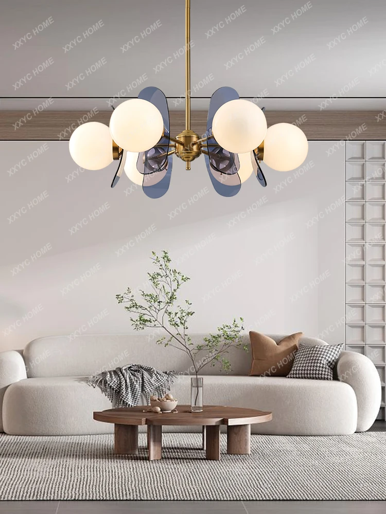 

Mid-Ancient Color Acrylic Living Room Dining Room and Study Room Bedroom Chandelier