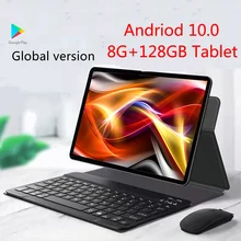 2022 New 10 Inch Tablet Android 10.0 Tablete 8GB RAM+128GB ROM TABLET 10 Core Tablets Dual Sim Android 10.0 Tablete
