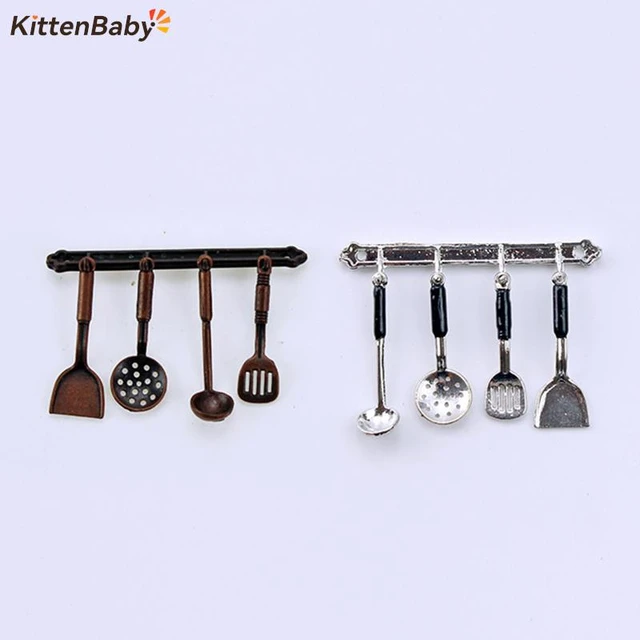 2/4/5pcs 1/12 Dollhouse Miniature Kitchen Utensils for Pretend Play Doll  House Decor Mini Cooking Toy Accessories - AliExpress