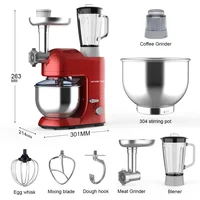Top Chef All in One Kitchen Robot Stand Mixer 2000W Food Processor Blender 2