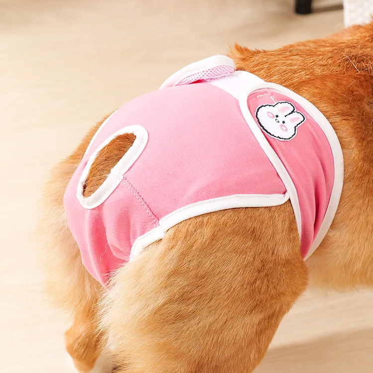 Dog Diapers Pet Diapers Nappies Reusable Female Dogs Sanitary Menstruation