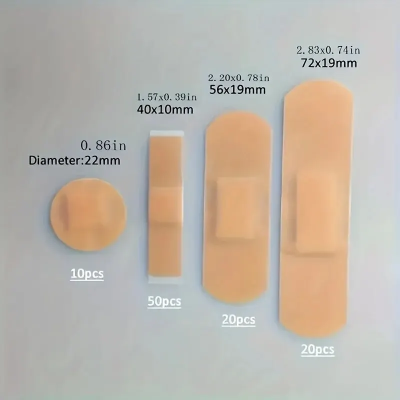 Medical Bandaids 150pcs Large Capacity Five Styles Four Shapes Suitable for Various Scenarios