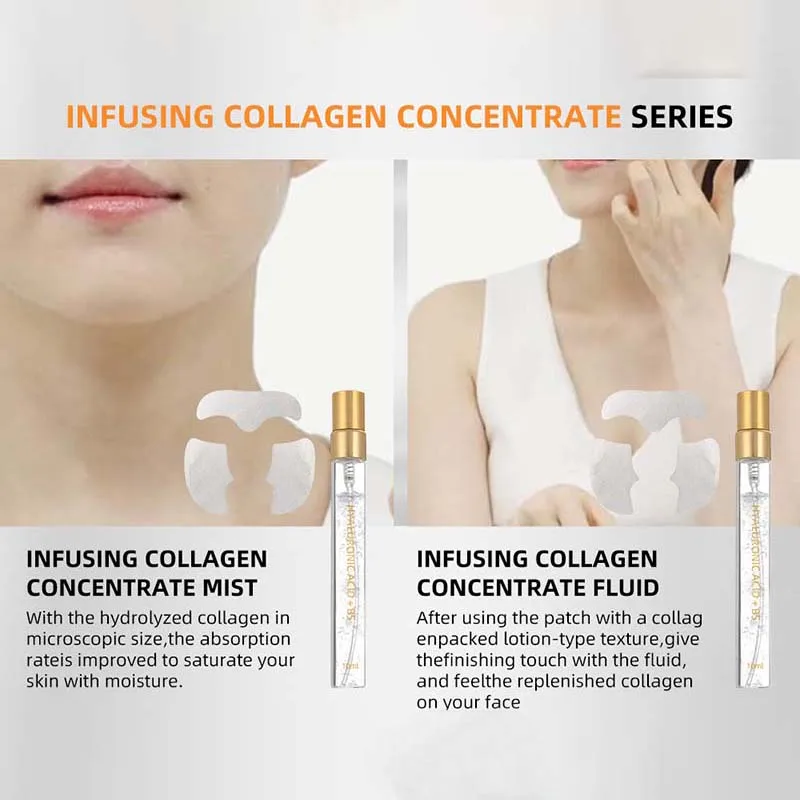 Absorbable Collagen Protein Mask Collagen Anti-Aging Skincare Essence Face Filler Reduce Lines Tightening Mask Essence