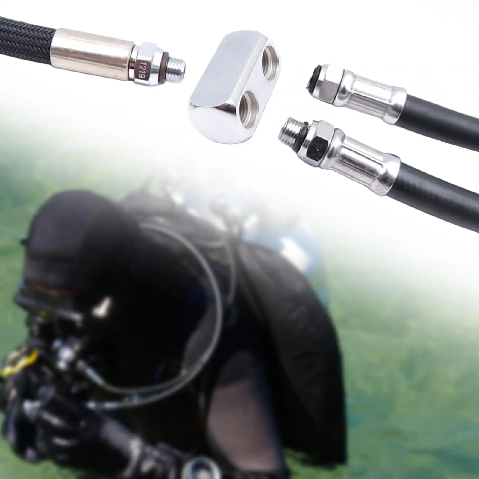 Scuba Diving Regulator Adapter Connector Brass Brass Snorkeling Wear Resistant Equipment Low Pressure Pipe Adapter Accessories