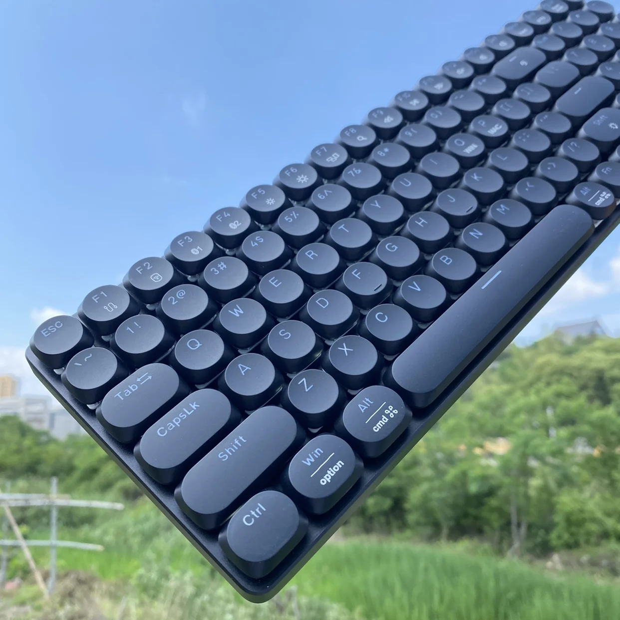 ECHOME-Teclado Mecânico Sem Fio, Ultra Fino, Perfil