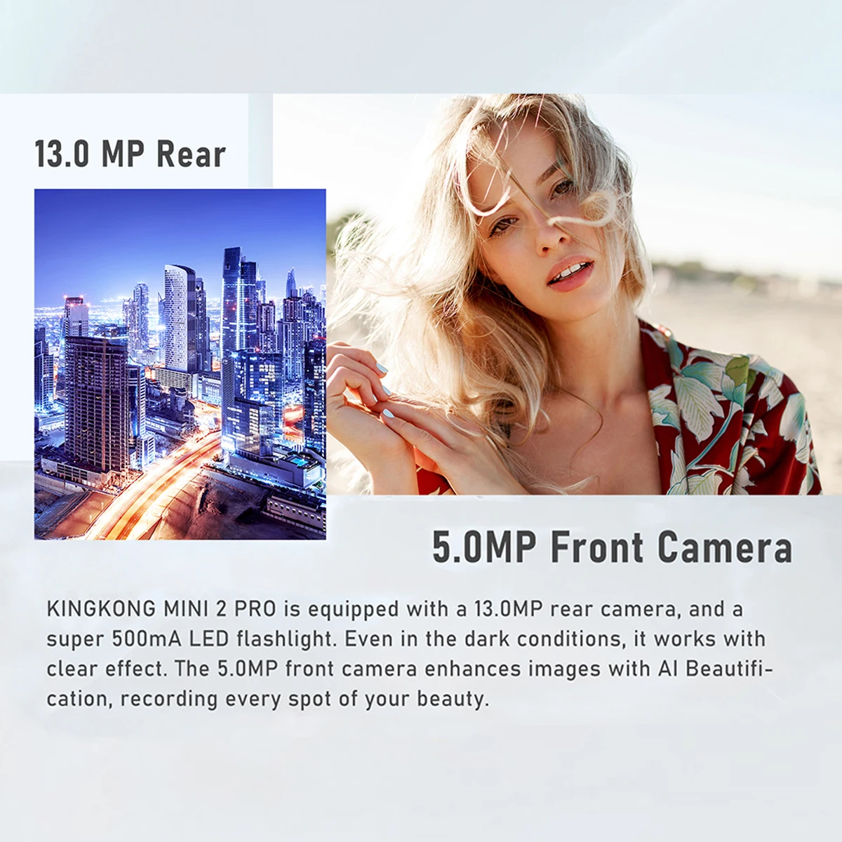 Cubot KingKong Mini 2 Pro Smartphone Waterproof 4GB+64GB 4 Inch Display Android 11 Phone 13MP Camera 3000mAh Battery Cellphones