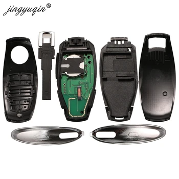 Keyforkess 5pcs Smart 3/4BTN telecomando 315/433MHz: 7P6959754AL /868MHz: 7P6 959 754 AP per Volkswagen Touareg 2011-2018 4 Keyforkess 5pcs Smart 3/4BTN telecomando 315/433MHz: 7P6959754AL /868MHz: 7P6 959 754 AP per Volkswagen Touareg 2011-2018 - Jingyuqin 5pcs Smart 3 4BTN telecomando 315 433MHz 7P6959754AL 868MHz 7P6 959 754 AP per