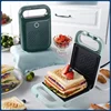 New Small Sandwich Breakfast Machine Toast Bread Maker Multi-Purpose Waffle Maker 1