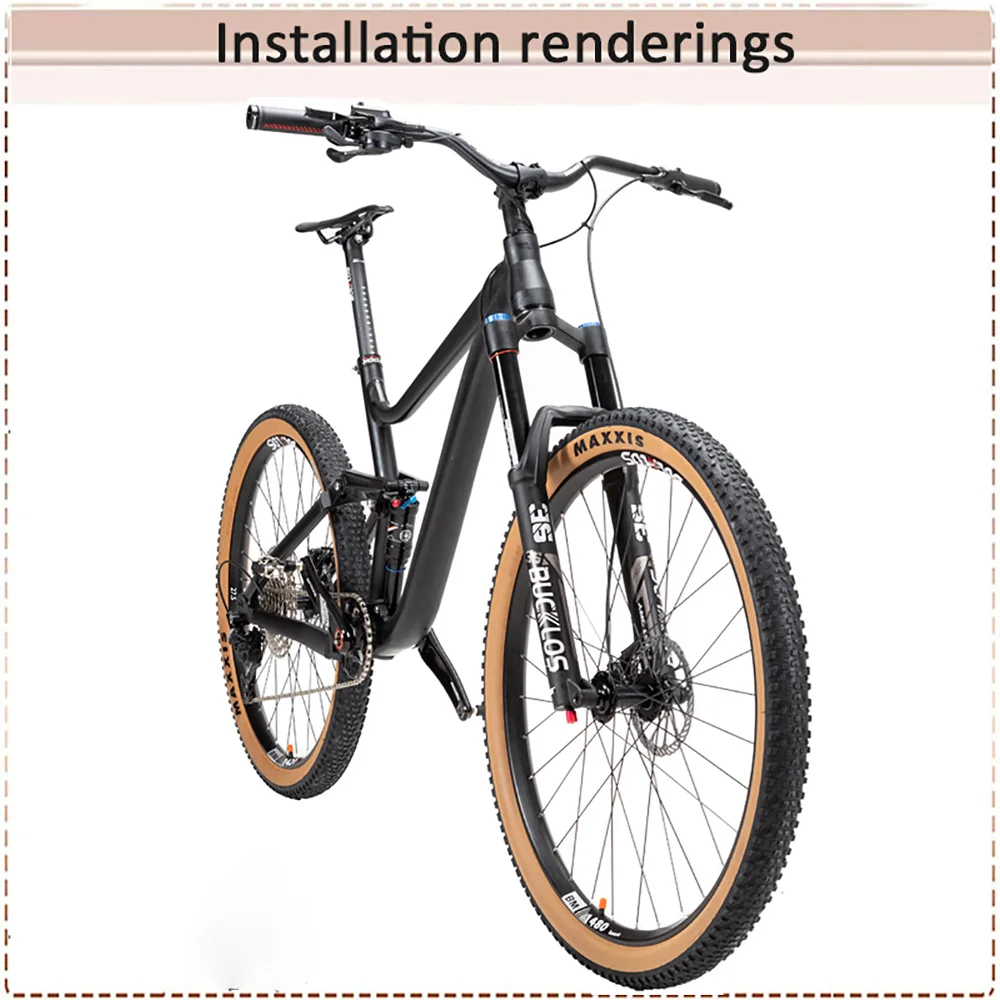 27.5/29 Inch MTB Bike Front Suspension Air Fork Thru Axle 110*15mm