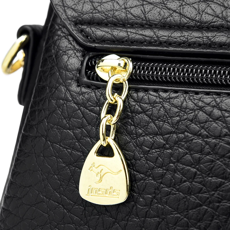 Piccola borsa a tracolla donna stile retro casual borsetta spalla_voghion.com