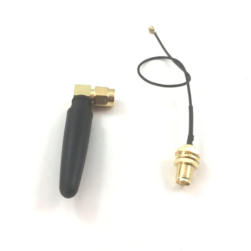 1pcs 2.4g Wifi 안테나 2dbi Sma 플러그 1pcs Sma 케이블 암 잭-Ipex 1.13 15cm