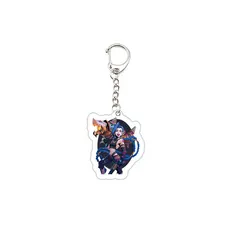 Acrylic Jinx Arcane Keychain Pendant for Fans - Stylish Bag Accessory and Gift (Jinx 5)